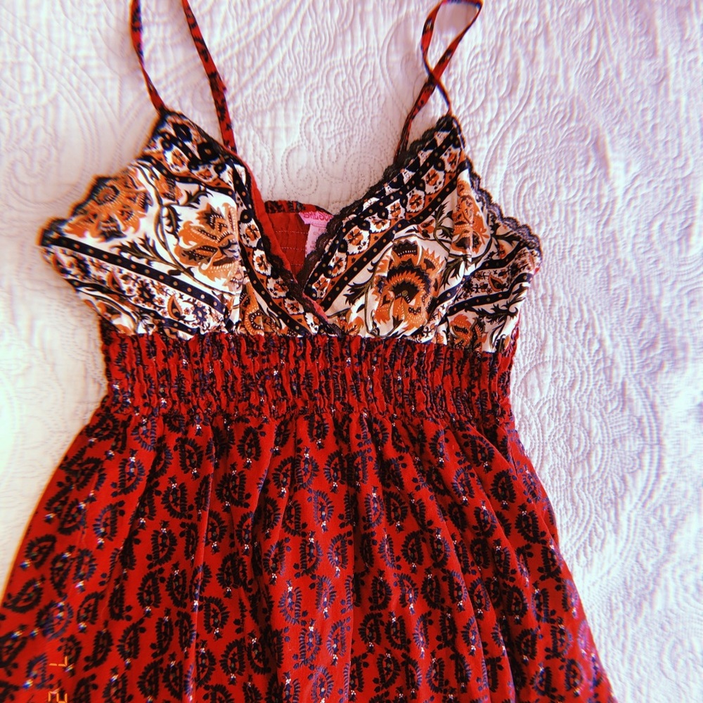 Short dress.